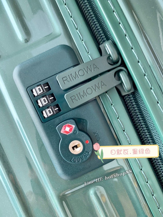 RIMOWA行李箱四輪拉杆箱 日默瓦Trunk方胖子運動版pc款TFBOYS易烊千璽代言彩色行李箱 gdx1540